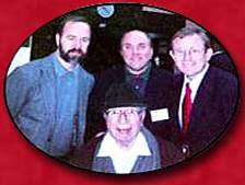 Mortimer Adler with some of the members of AAI - Patrick Carmack, Thomas Orr and Stephen Bertucci